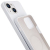 3MK Hardy Case MagSafe puzdro na Apple iPhone 14 Plus / 15 Plus zo silikónu, biele