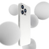 3MK Hardy Case MagSafe puzdro na Apple iPhone 14 Pro Max zo silikónu, biele