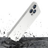 3MK Hardy Case MagSafe puzdro na Apple iPhone 14 Pro Max zo silikónu, biele