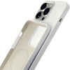 3MK Hardy Case MagSafe puzdro na Apple iPhone 14 Pro Max zo silikónu, biele