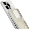 3MK Hardy Case MagSafe puzdro na Apple iPhone 14 Pro Max zo silikónu, biele