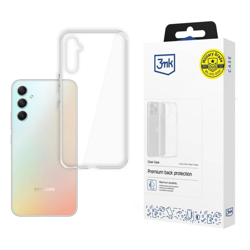 Priehľadné puzdro 3MK Clear Case Samsung Galaxy A34 5G, 3MK4600