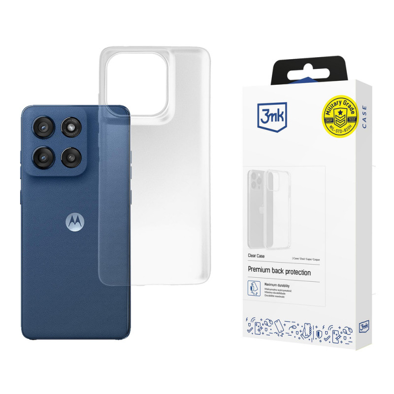 Puzdro 3MK Clear Case pre Motorola Moto Edge 60 / 60 Fusion, transparentné