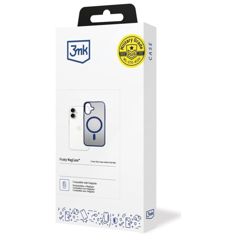 3MK Frosty MagCase pre Apple iPhone 17, modré