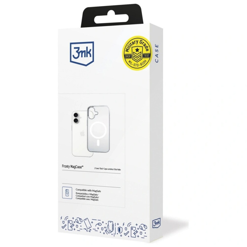 3MK Frosty MagCase pre Apple iPhone 17, biela