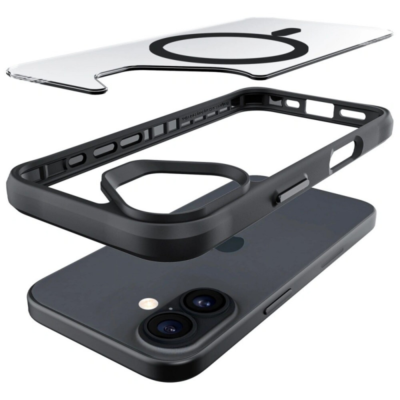 3MK Satin Armor MagCase pre Apple iPhone 17, čierne
