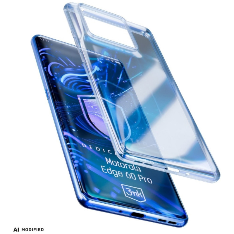 Puzdro 3MK Clear Case pre Motorola Edge 60 Pro, transparentné