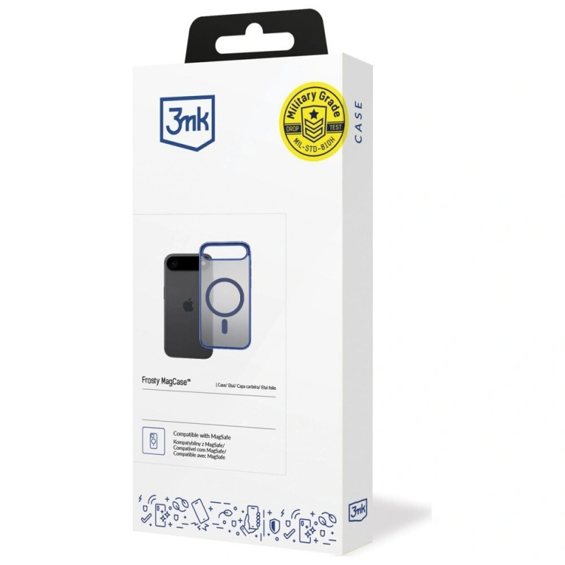 3MK Frosty MagCase puzdro na Apple iPhone Air, modré