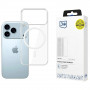 Puzdro 3MK Clear MagCase pre Apple iPhone 17 Pro, transparentné