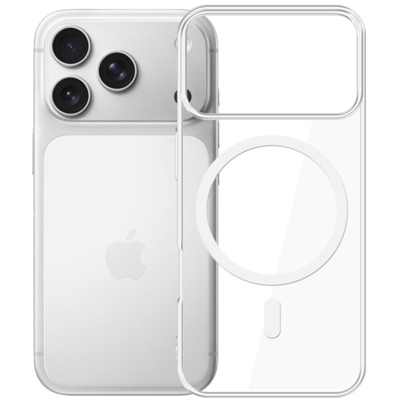 Puzdro 3MK Clear MagCase pre Apple iPhone 17 Pro, transparentné