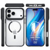 Puzdro 3MK Satin Armor MagCase pre Apple iPhone 17 Pro, priehľadná čierna