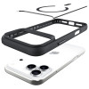 Puzdro 3MK Satin Armor MagCase pre Apple iPhone 17 Pro, priehľadná čierna