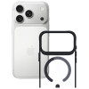 Puzdro 3MK Satin Armor MagCase pre Apple iPhone 17 Pro, priehľadná čierna