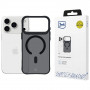Puzdro 3MK Smoke MagCase pre Apple iPhone 17 Pro Max, čierne polopriehľadné