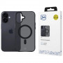 Puzdro 3MK Smoke Matt MagCase pre Apple iPhone 17, čierne