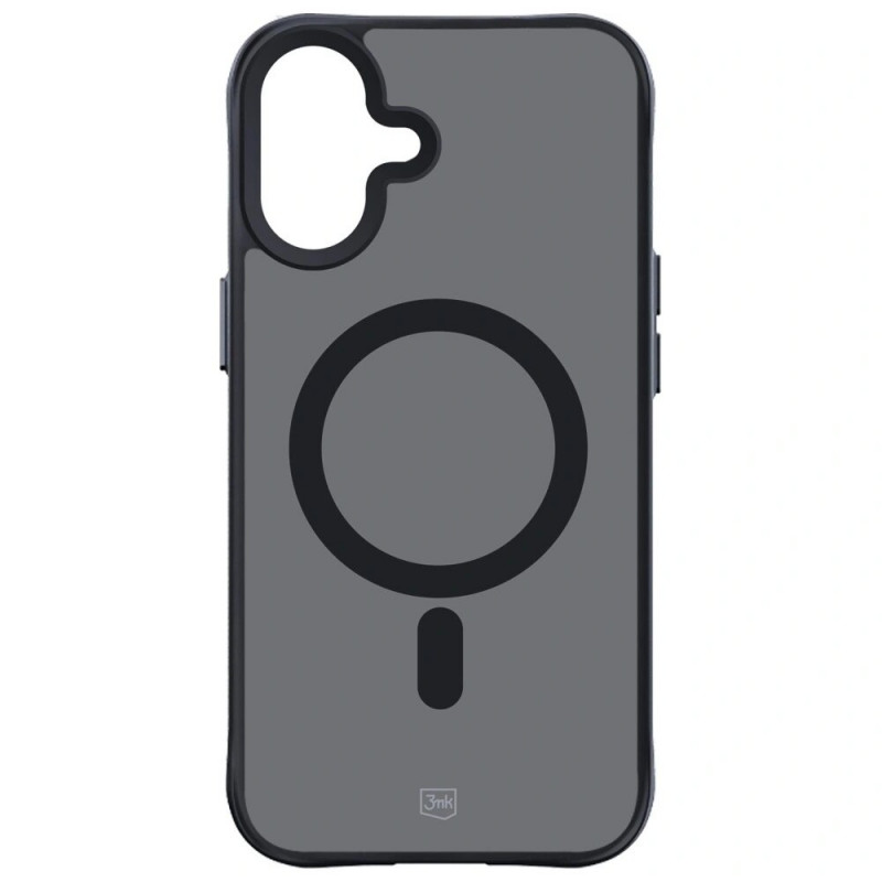 Puzdro 3MK Smoke Matt MagCase pre Apple iPhone 17, čierne