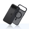 Puzdro 3MK Smoke Matt MagCase pre Apple iPhone Air, čierne