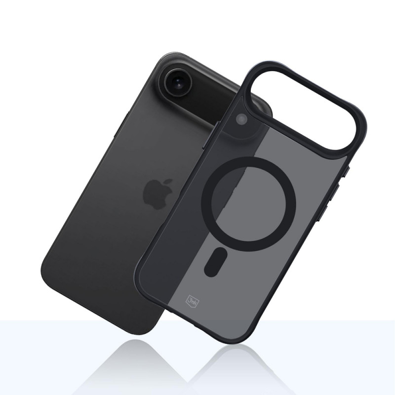 Puzdro 3MK Smoke Matt MagCase pre Apple iPhone Air, čierne