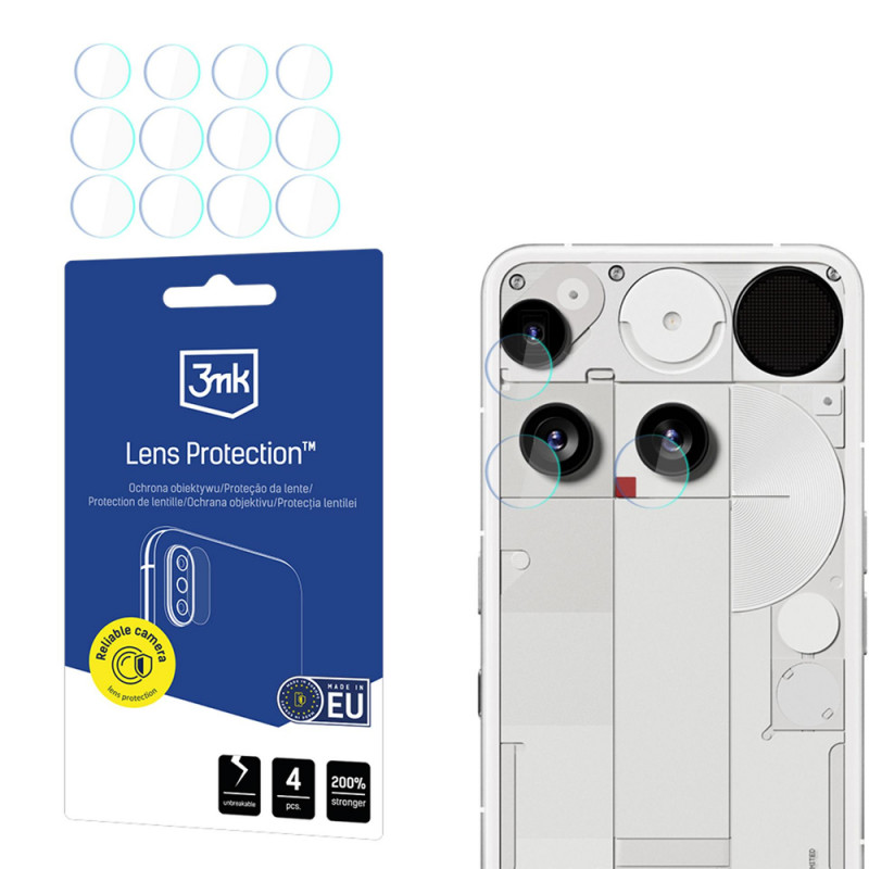 3MK Lens Protection Nothing Phone (3) ochrana objektívu fotoaparátu (4 ks)