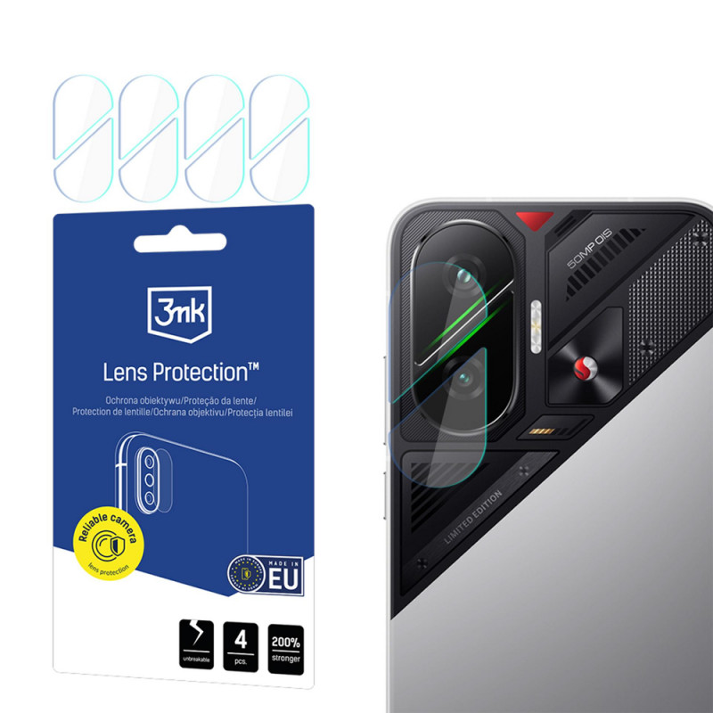 3MK Lens Protection ochrana objektívu fotoaparátu pre Xiaomi Poco F7 (4 ks)