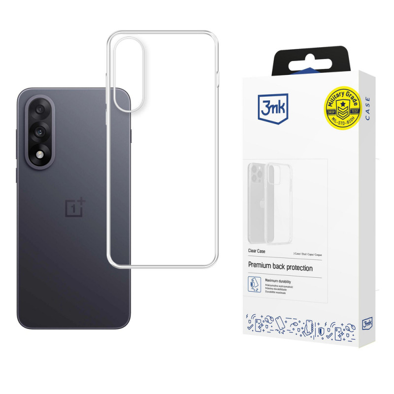 3MK Clear Case pre OnePlus Nord 5, transparentné