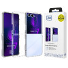 Obal 3MK Armor pre Samsung Galaxy Z Flip7, transparentný