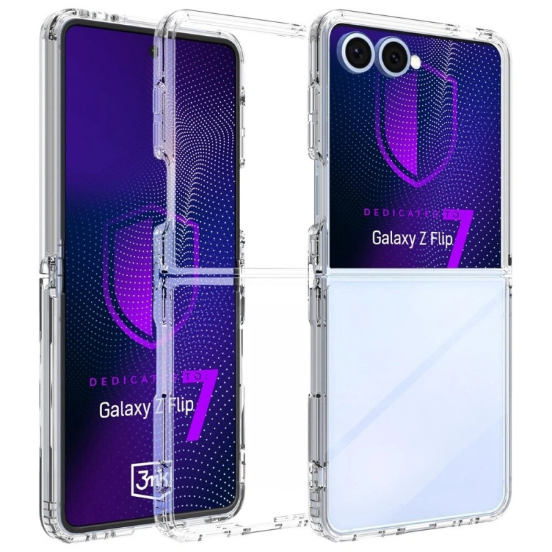 Obal 3MK Armor pre Samsung Galaxy Z Flip7, transparentný