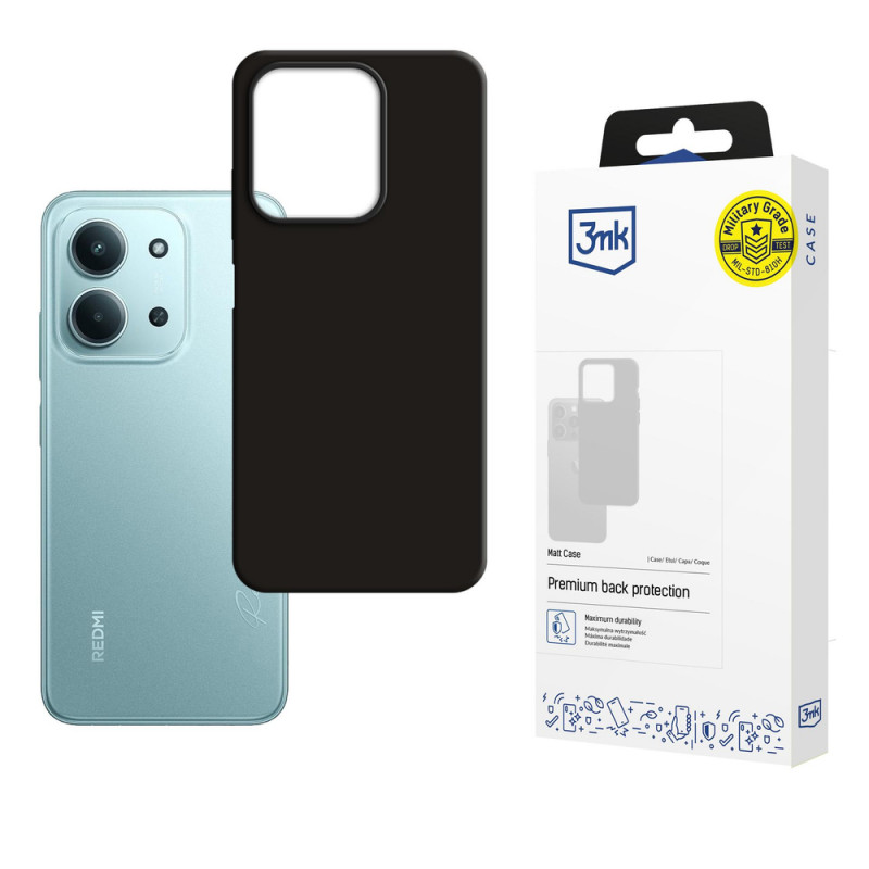 3MK Matt Case pre Redmi 15C 4G / 5G (171 mm) / Poco C85 4G, čierne