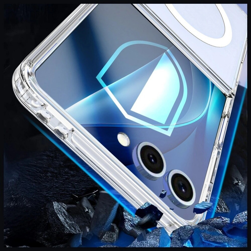 3MK Armor MagCase pre Samsung Galaxy Z Flip7, transparentné