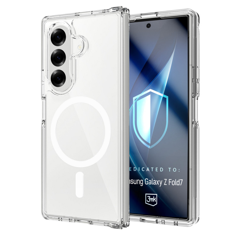 3MK Armor MagCase pre Samsung Galaxy Z Fold7, transparentné
