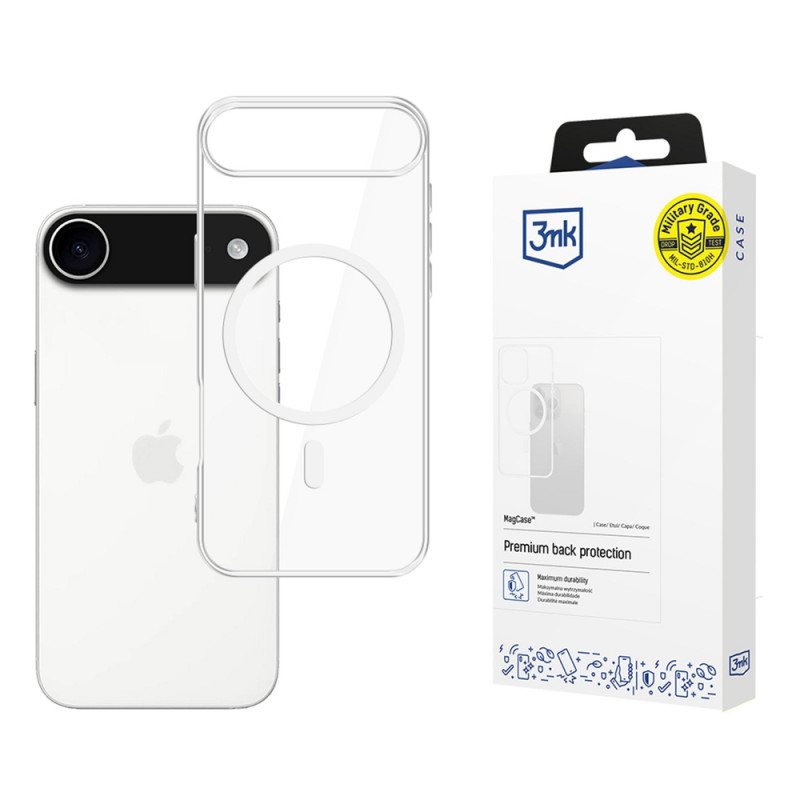 3MK MagCase pre Apple iPhone Air, transparentné