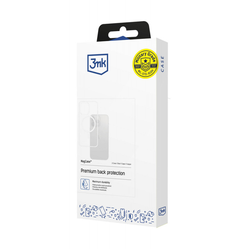 3MK MagCase pre Apple iPhone Air, transparentné