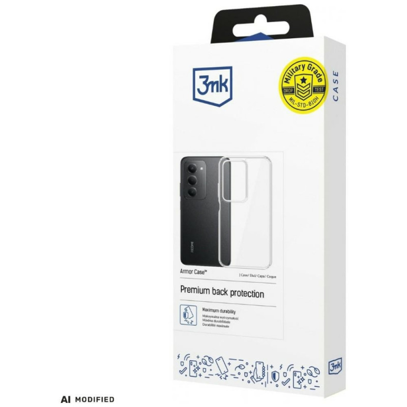 Puzdro 3MK Armor pre Redmi 15 4G / 15 5G, transparentné