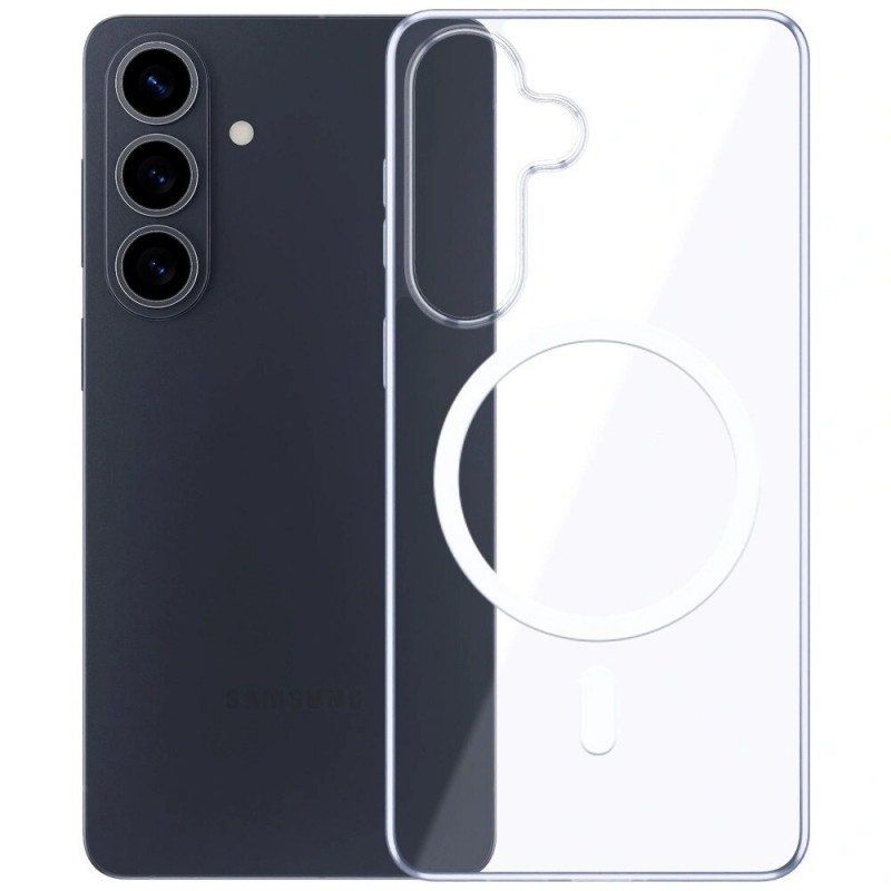 Ochranný kryt 3mk Clear MagCase Samsung Galaxy S26, transparentný