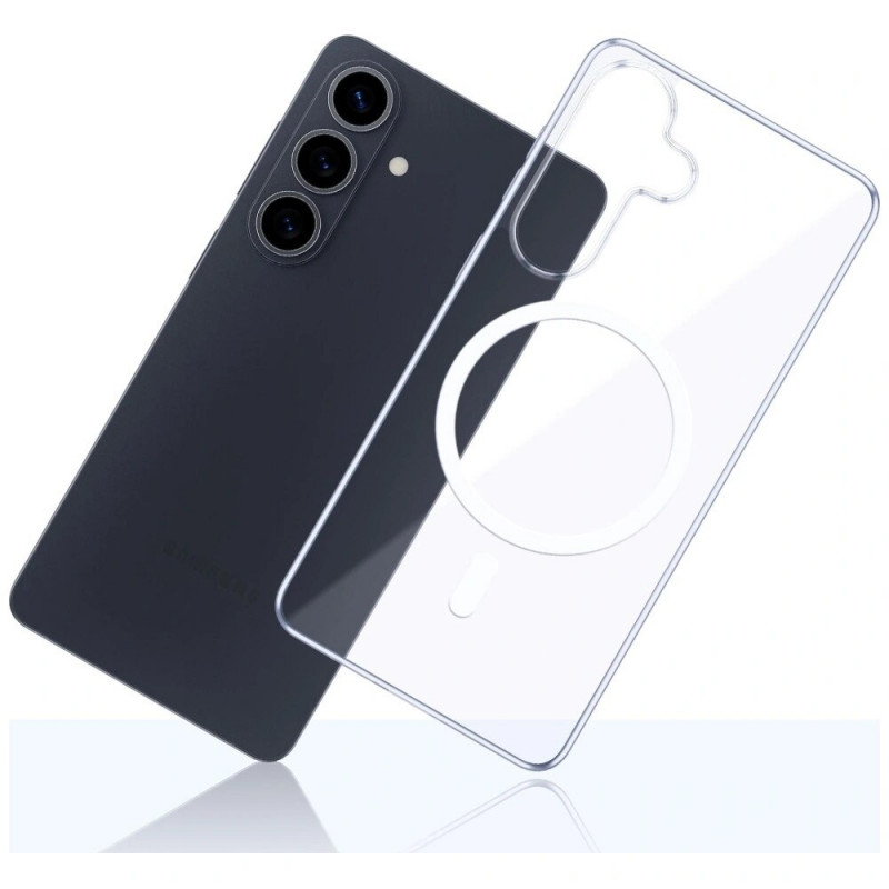 Ochranný kryt 3mk Clear MagCase Samsung Galaxy S26, transparentný