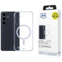 Ochranný kryt 3mk Just20g MagCase pre Samsung Galaxy S26, transparentný