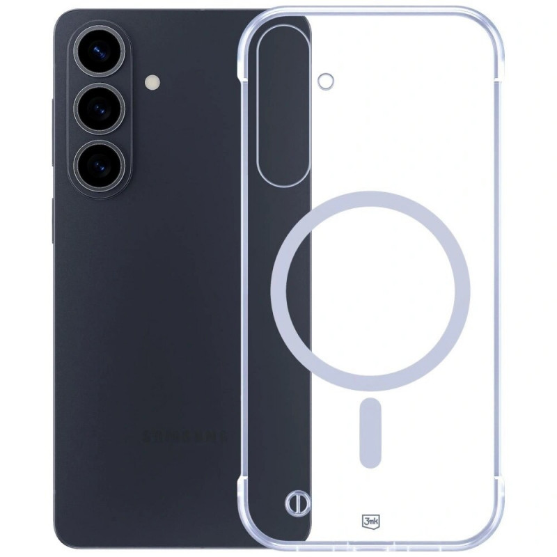 Ochranný kryt 3mk Just20g MagCase pre Samsung Galaxy S26, transparentný