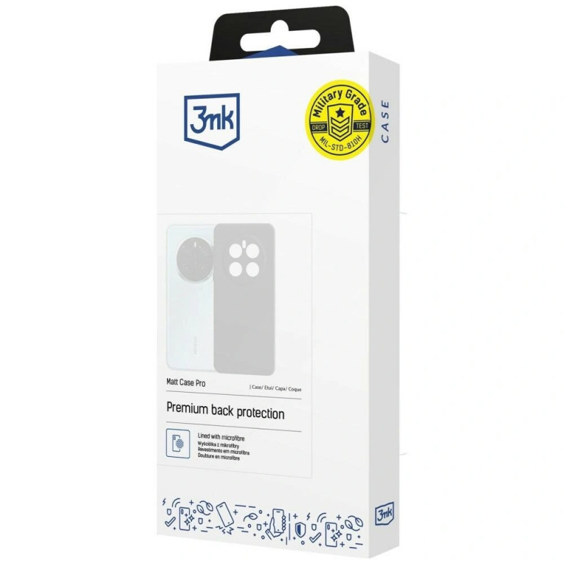 Ochranné puzdro 3mk Matt Case Pro pre Samsung Galaxy S26 Ultra, čierne
