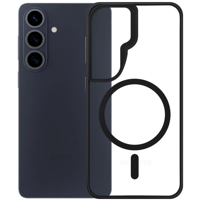 Ochranný kryt 3mk Satin Armor MagCase pre Samsung Galaxy S26+, čierny