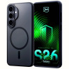 Ochranný kryt 3mk Smoke MagCase pre Samsung Galaxy S26+, čierny
