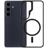Ochranné puzdro 3mk Satin Armor MagCase pre Samsung Galaxy S26, priehľadná čierna