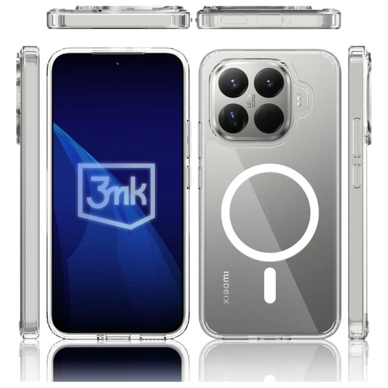 Puzdro na smartphone 3MK Armor MagCase Xiaomi 15T Pro 5G, transparentné