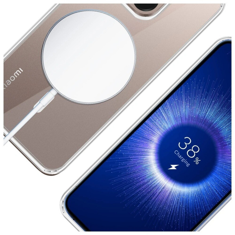 Puzdro na smartphone 3MK Armor MagCase Xiaomi 15T 5G, transparentné