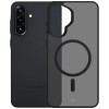 Puzdro na smartphone 3MK Smoke MagCase Samsung Galaxy A37, dymovo čierne