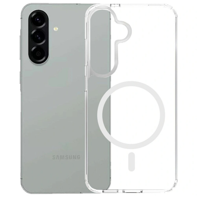 Puzdro na smartphone 3MK Armor MagCase Samsung Galaxy A57, transparentné