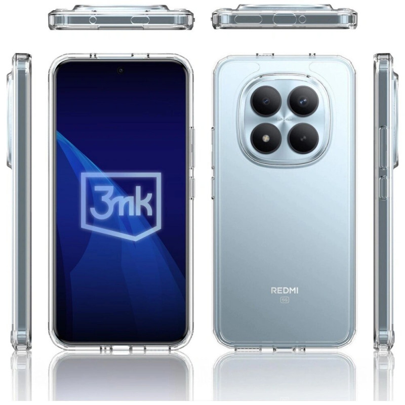 Puzdro 3MK Armor Case pre Xiaomi Redmi Note 15 Pro 5G, transparentné
