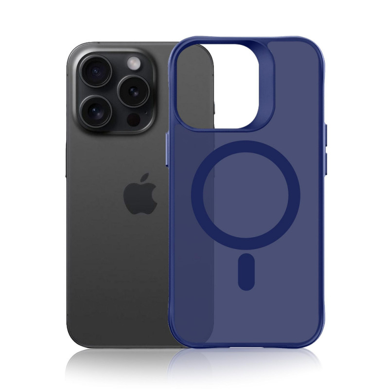 3MK Smoke MagCase pre Apple iPhone 16 Pro Max, modrý