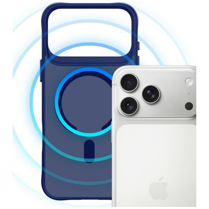 3MK Smoke MagCase pre Apple iPhone 17 Pro, modré
