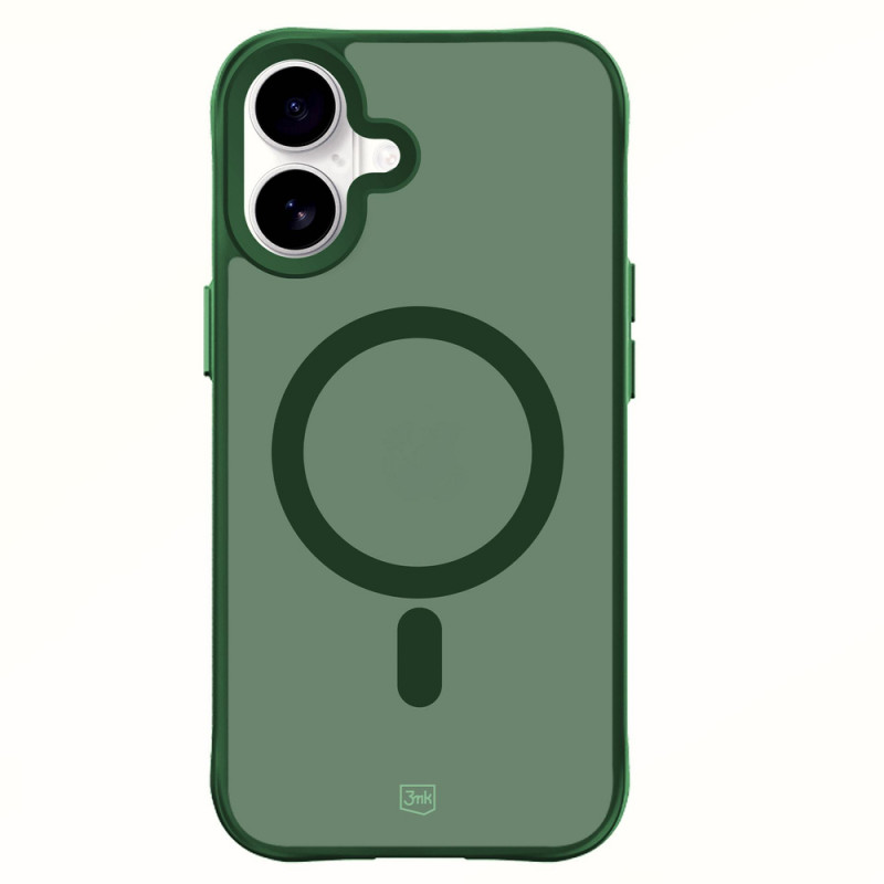 3MK Smoke MagCase pre Apple iPhone 16, zelené