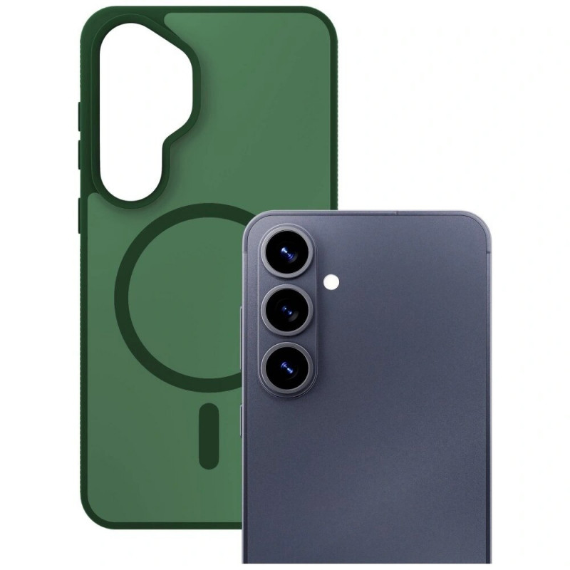 3MK Smoke MagCase pre Samsung Galaxy S26+, zelený